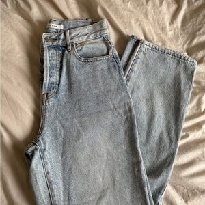 PacSun Sky Blue Denim High Rise Stright Jeans